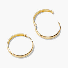 Bold Large Hoops-14k Yellow Gold