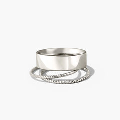 Daily Stacker Ring-Sterling Silver / 5