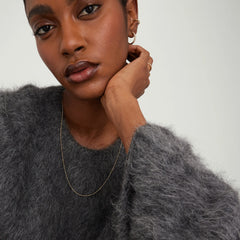 Spheres Chain Necklace-14k Yellow Gold / 16-18 inches