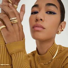 Charlotte Bold Ring-18k Gold Vermeil / 5