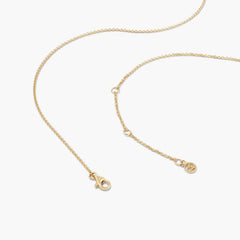 Bold Letter Pendant Necklace-18k Gold Vermeil / A / 20-22 inches
