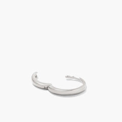 Single Mini Hoop-10k White Gold